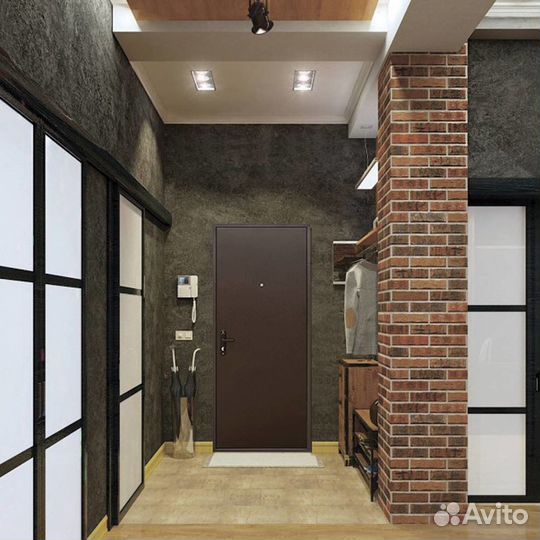 Дверь входная метал. 960 * 2050 Левая / Правая