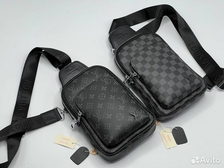 Мужская сумка louis vuitton из канвы