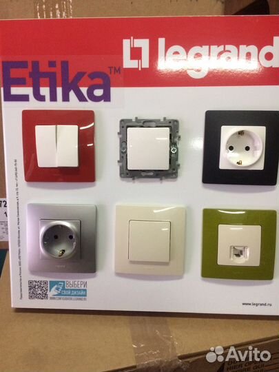 Выключатели,розетки Legrand Etika