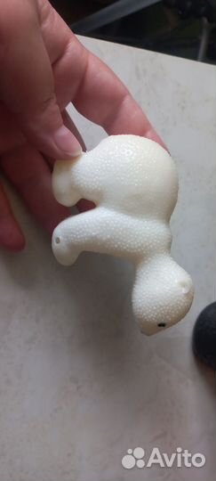 Игрушка медведь СССР пластик дутыш