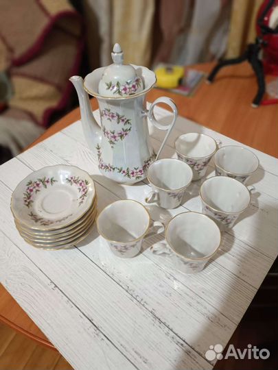 Сервиз кофейный фарфор