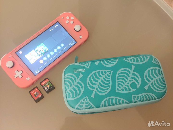 Nintendo Switch Lite + игры