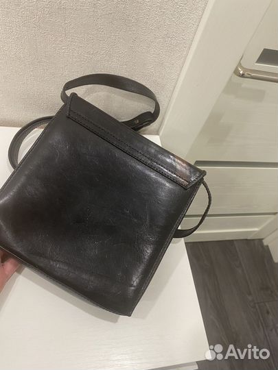 Сумка женская натуральная кожа коричневая