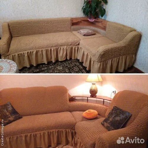Чехлы на угловые диваны