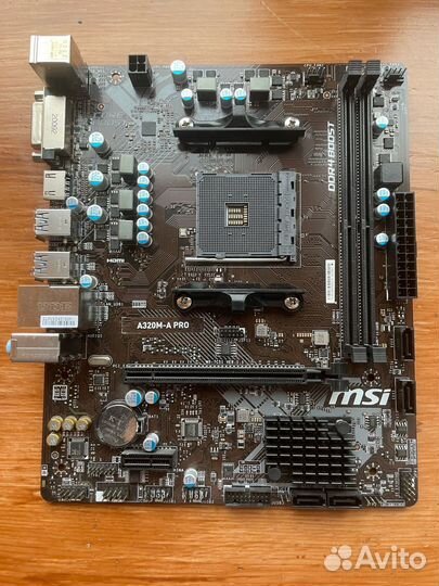 Материнская плата MSI a320m a pro
