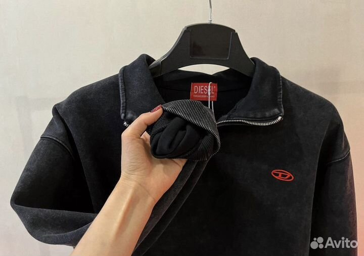 Кофта полузамок diesel мужская