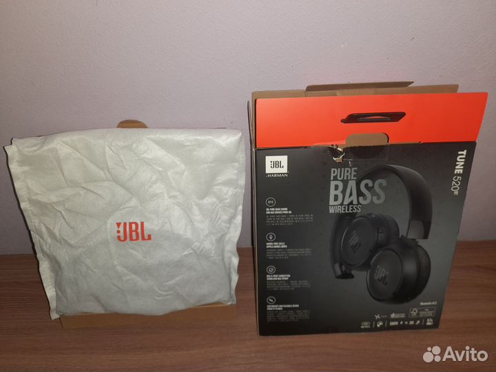 Беспроводные наушники jbl tune 520bt