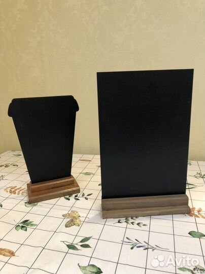 Тейбл-тент меловой новый А4