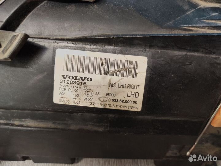Фара правая Volvo S80 2 2006