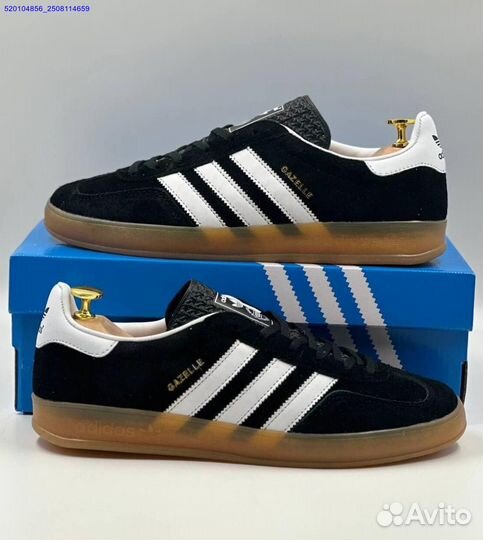 Кроссовки Adidas Gazelle Black (Арт.69009)