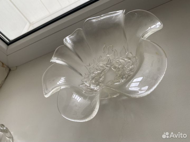 Салатник хрустальный