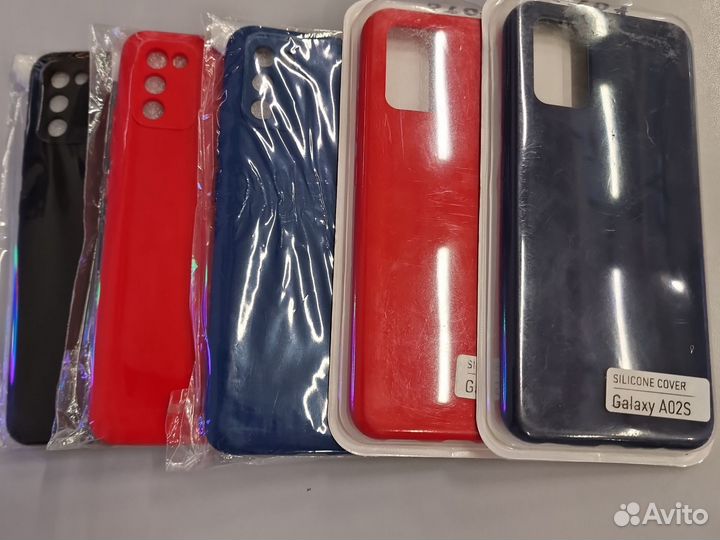 Чехол Silicone Cover Slim для Samsung a02s/a02