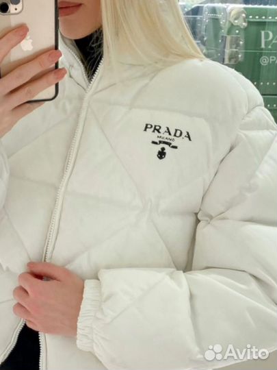 Пуховик prada новый оригинал