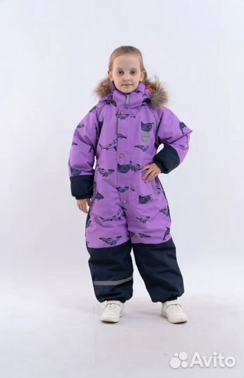 Комбинезон зимний для девочки новый