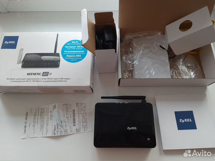 Wi-Fi роутер Zyxel Keenetic 4G II