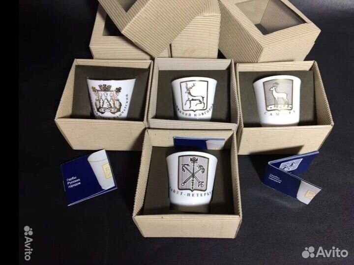 Стопки лфз Гербы Русских городов