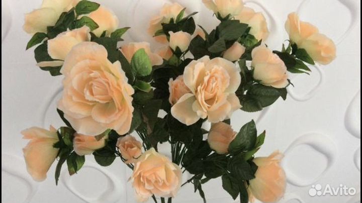 Огромный букет роз - искуственный