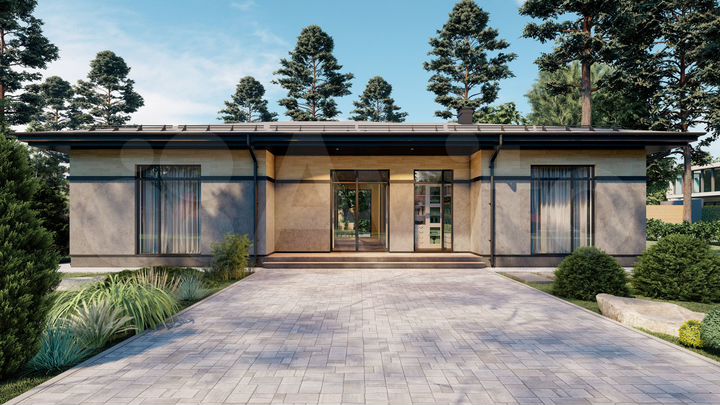 Дом 124 м² на участке 7 сот.