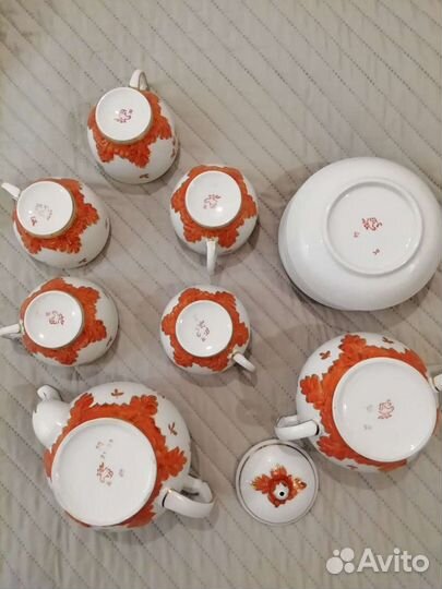 Чайный сервиз времен СССР Вербилки