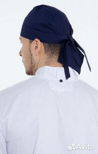 Чёрный китель поварской мужской