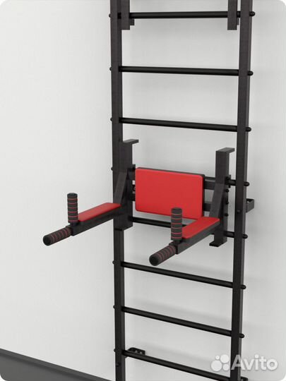 Брусья + Пресс + Стойка для штанги Антик-серебро