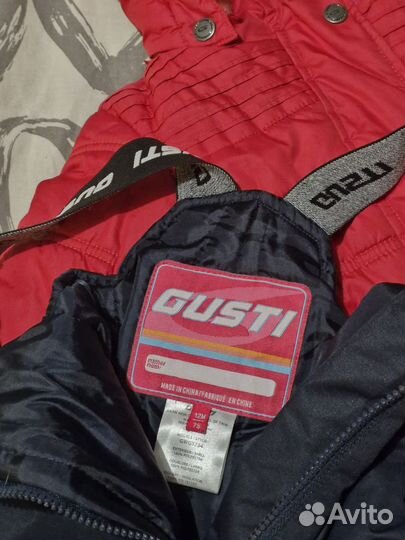 Зимний костюм для девочки 74