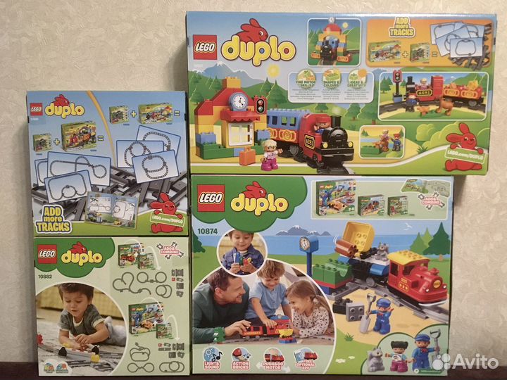 Lego duplo поезда