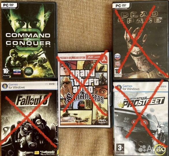 Компьютерные игры DVD и CD диски для пк