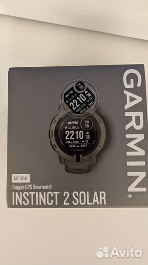 Часы Garmin instinct 2 solar tactical