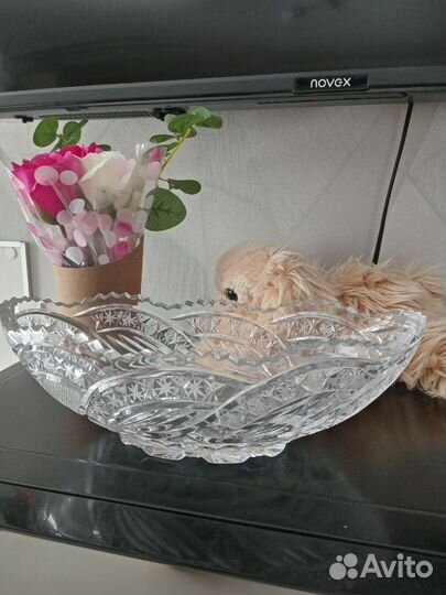 Ваза хрусталь