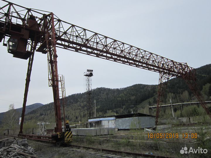 Кран козловой ккс 10 c подкрановыми путями