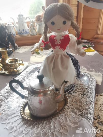 Чайник заварочный с грелкой Кукла