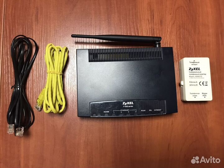 Wifi роутер zyxel P-600 series