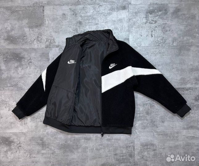 Куртка nike барашка двухсторонняя