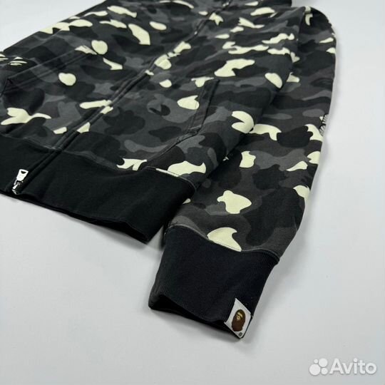 Зип худи A Bathing Ape Shark Full Zip Glow