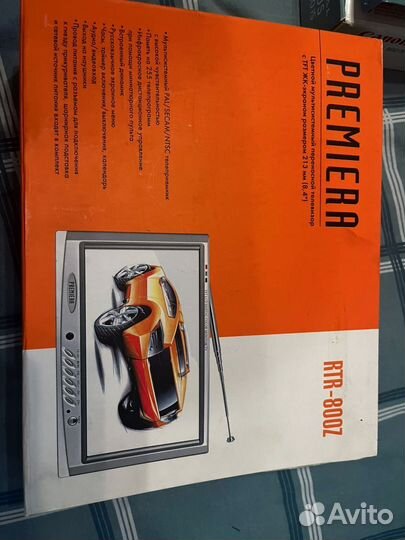 Цветной мультисистемный переносной телевизор