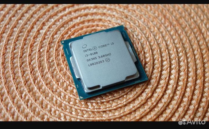 Процессор intel core i3 8100