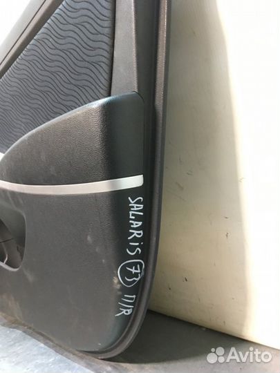 Обшивка двери передняя правая Hyundai Solaris