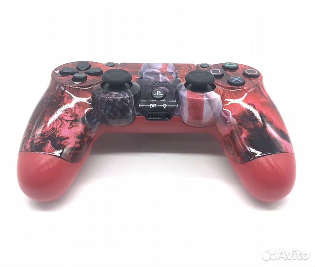 Джойстик Dualshock 4 G2 God of War Красный