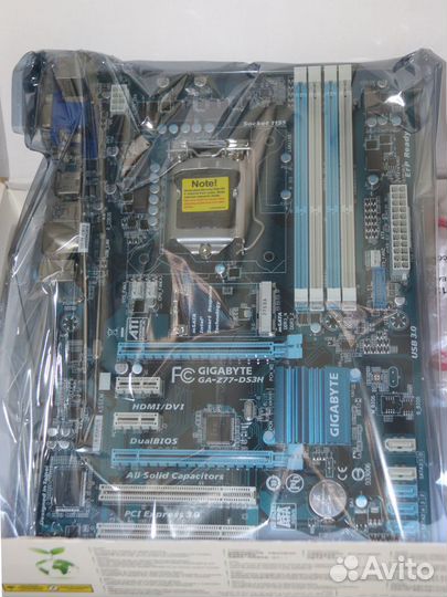 Gigabyte Z77-DS3H Socket 1155 (Rev 1.1) новые ориг