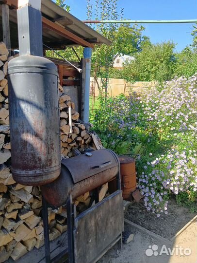 Мангал коптильня смокер