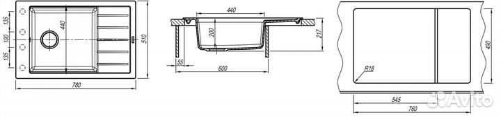 Florentina 20.275.D0780.105 Кухонная мо