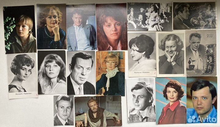 Открытки / фотографии советских актеров
