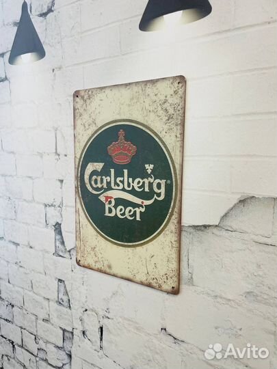 Декор на стену табличка Carlsberg Beer