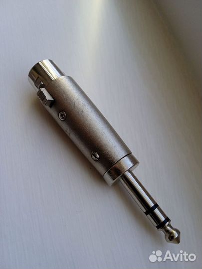 Переходник XLR 3 pin на Стерео Джек. Доставка