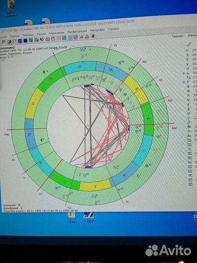 Астролог, Натальная карта