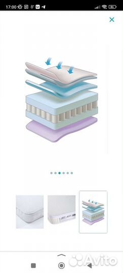 Матрас детский Mothercare 120x60