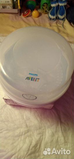 Молокоотсос avent ручной и стерилизатор бутылочек