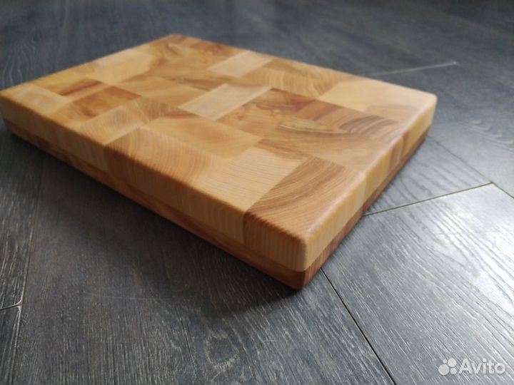 Доска разделочная торцевая из массива ясеня