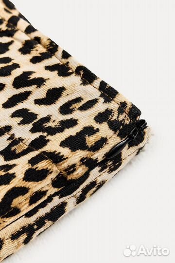 Брюки zara animal print